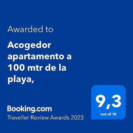 אורופסה דל מר Acogedor Apartamento A 100 Mtr De La Playa, 1 Dormitorio Y Salon Con Sofa Cama מראה חיצוני תמונה